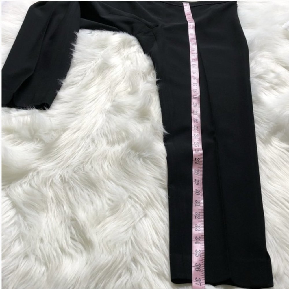 St John Black Dress Ankle Dress Pants ,size 6 - Picture 4 of 6
